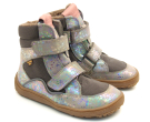 Froddo Barefoot zimní boty s membránou G3160189-7 Grey Silver