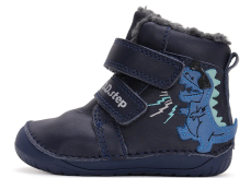 D.D.Step Barefoot zimní boty W070-42838 Royal Blue