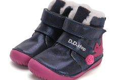 D.D.Step Barefoot zimní boty W070-42110A Royal Blue