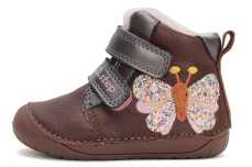 D.D.Step Barefoot zimní boty W070-42522A Chocolate