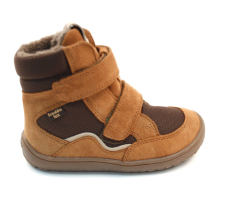 Froddo Barefoot zimní boty s membránou G3160233-1 Cognac