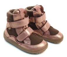 Froddo Barefoot zimní boty s membránou G3160233-9 Pink/Gold