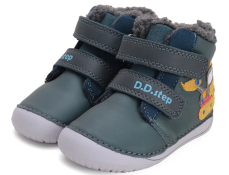 D.D.Step Barefoot zimní boty W070-42154 Royal Blue