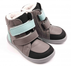 Zvětšit Baby Bare Shoes Febo Winter Grey/tyrkys Asfaltico